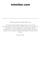 Mobile Screenshot of mtwitter.com